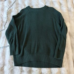 Old Navy Dark Green Crew Neck Sweater
